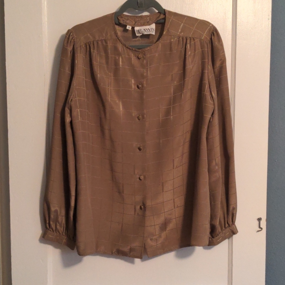 Vintage Lanvin button up, 12